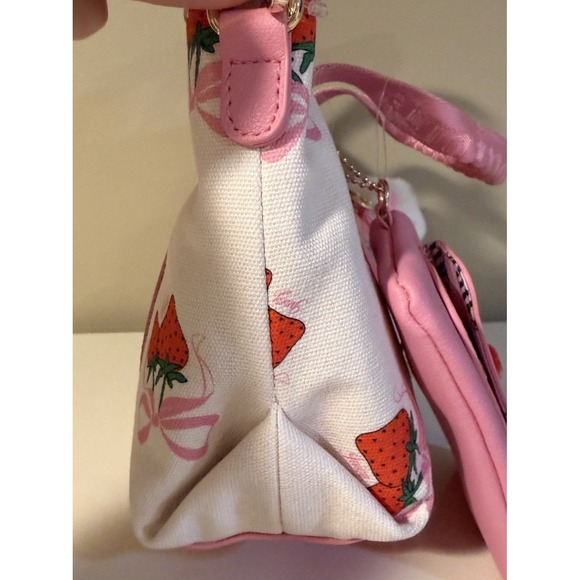 Juicy Couture Strawberry Festival Mini Bag Charm Set Pink Y2K Crossbody - Picture 3 of 6